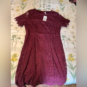 New with tags maroon dress